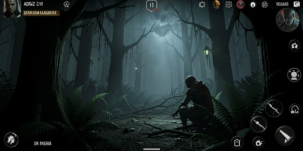 Tampilan gameplay menakutkan di ADG62 dengan suasana mencekam.