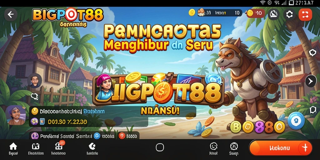 Tampilan menarik dari gameplay BIGPOT88 yang menghibur.