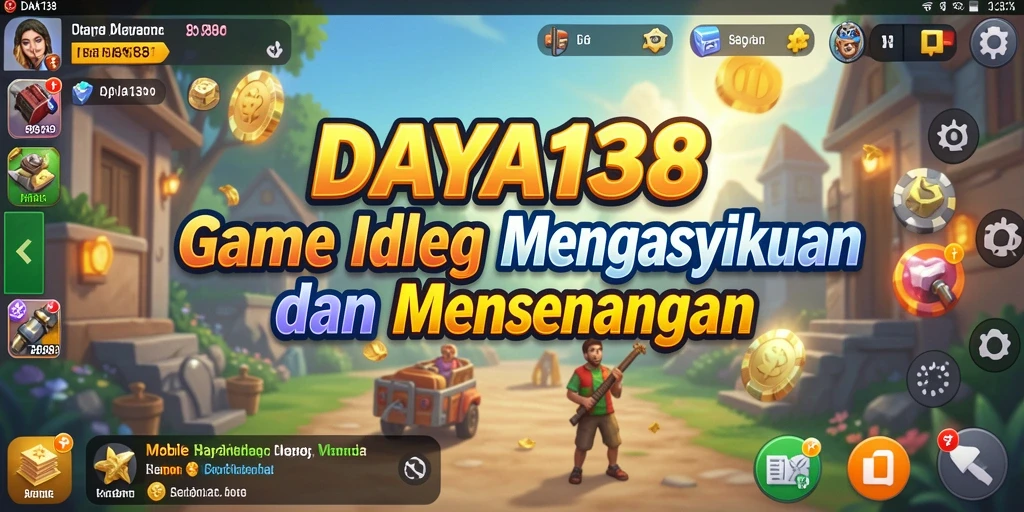 Screenshot gameplay DAYA138 yang menunjukkan berbagai karakter dan sumber daya.