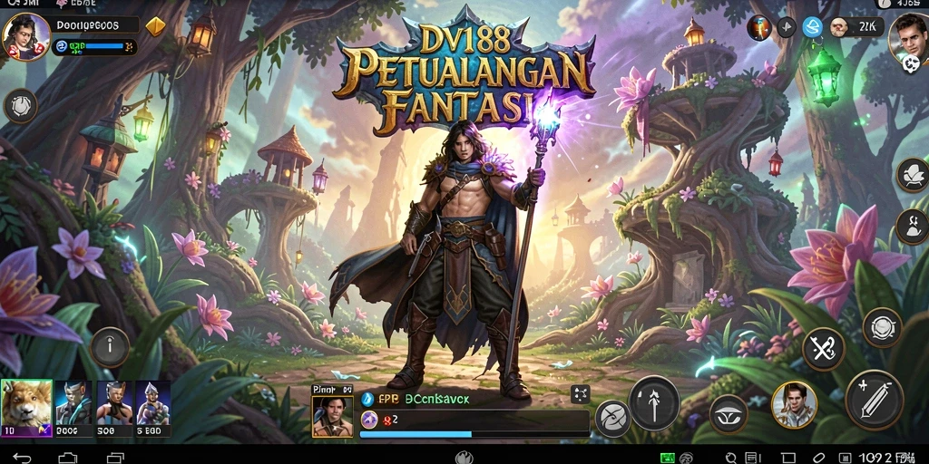 Screenshot gameplay DV188 menampilkan aksi pertempuran seru dan grafis yang mengagumkan.