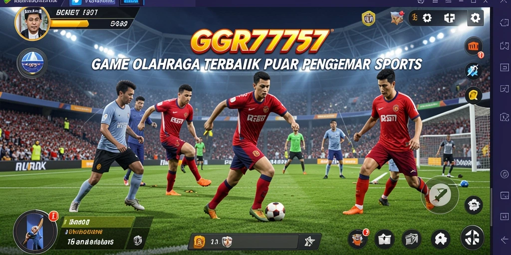 Screenshot GGR7777 menampilkan aksi permainan olahraga yang mendebarkan.