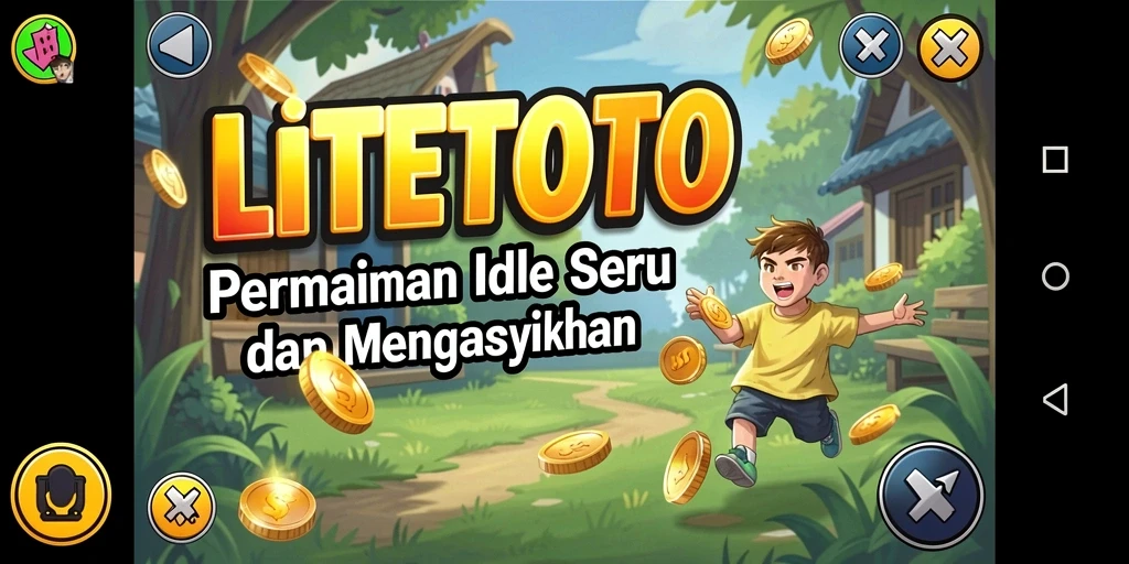 Tampilan gameplay LITETOTO yang menawan dan interaktif.