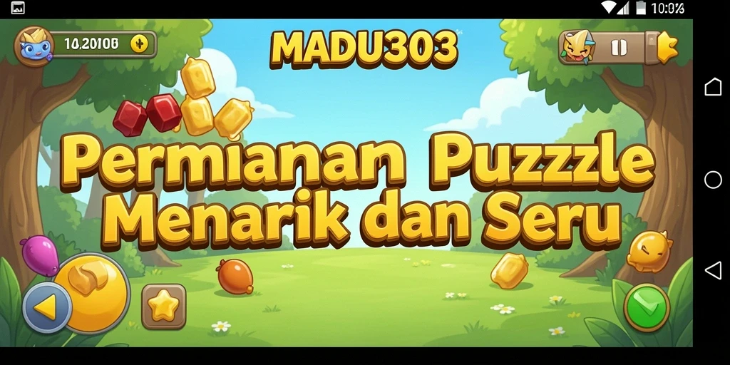 Gameplay seru MADU303 dengan berbagai tantangan Puzzle.