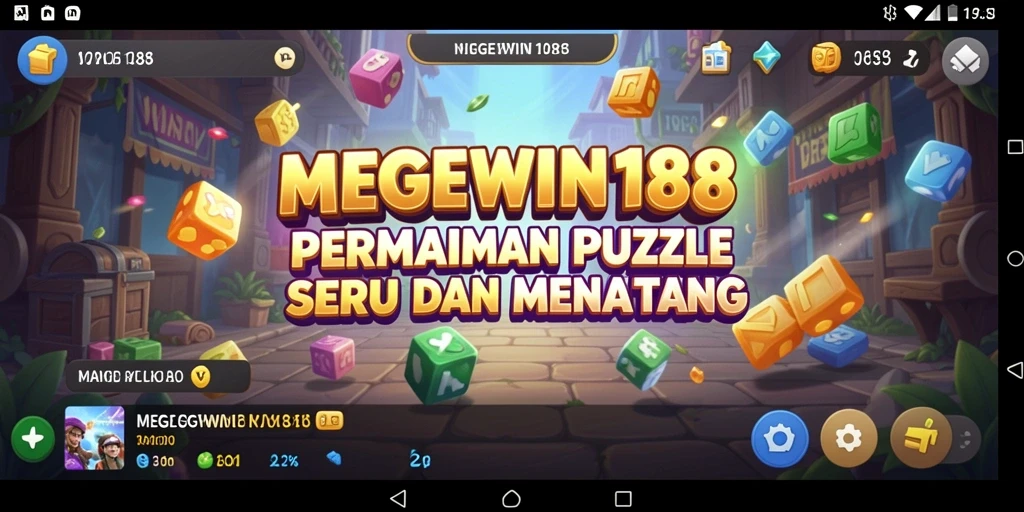 Tampilan gameplay MEGEWIN188 yang menarik dan penuh warna.