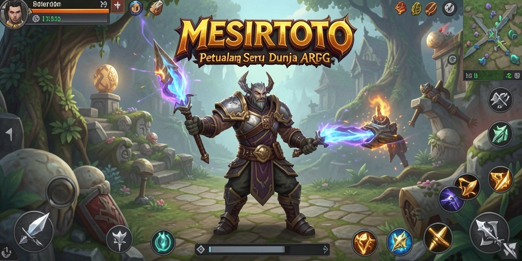Tampilan gameplay ARPG yang menegangkan di MESIRTOTO.