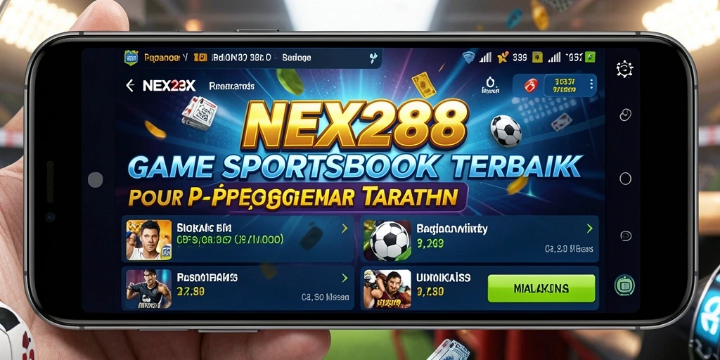 Tampilan gameplay menarik Sportsbook NEX288 dengan berbagai pilihan taruhan.