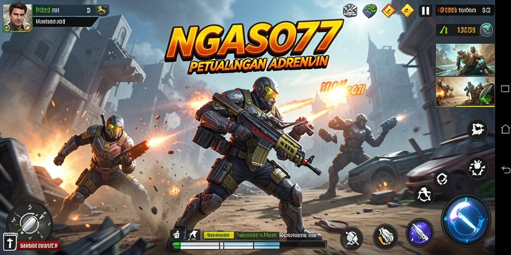 Gameplay NGASO77 yang penuh aksi dan petualangan seru.