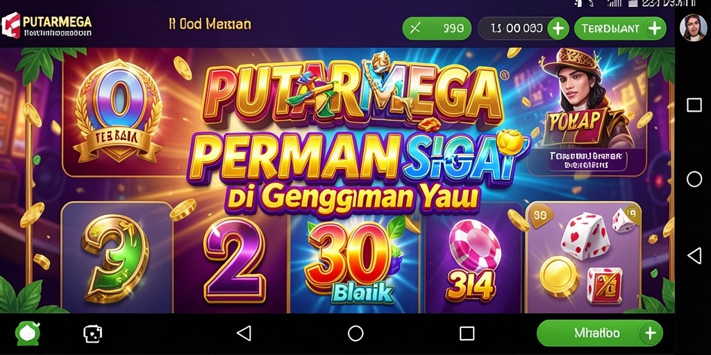 Gameplay PUTARMEGA yang seru dan mengasyikkan dengan berbagai slot menarik.
