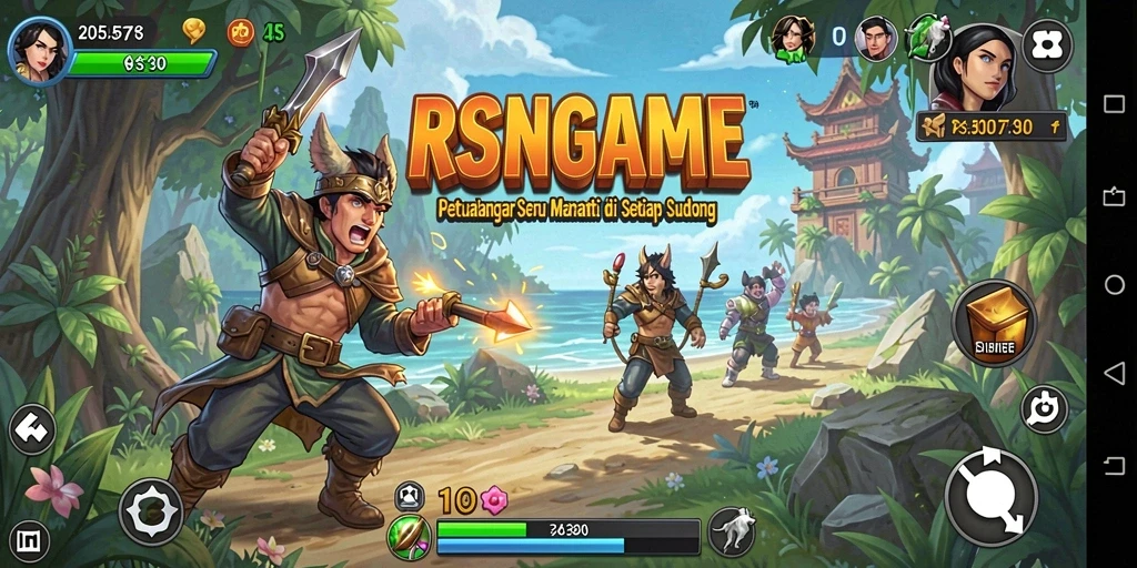Tampilkan gameplay seru dari petualangan di RSNGAME.