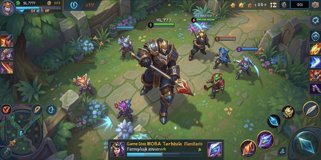 Tampilan gameplay seru di SL777 dengan strategi tim yang menarik.