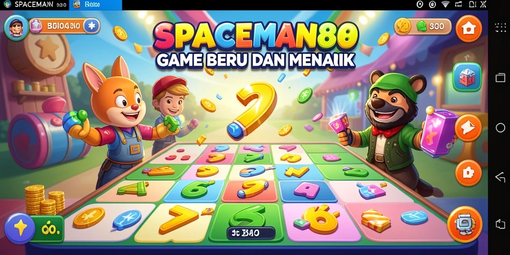 Tampilan gameplay Bingo yang seru dalam SPACEMAN88.