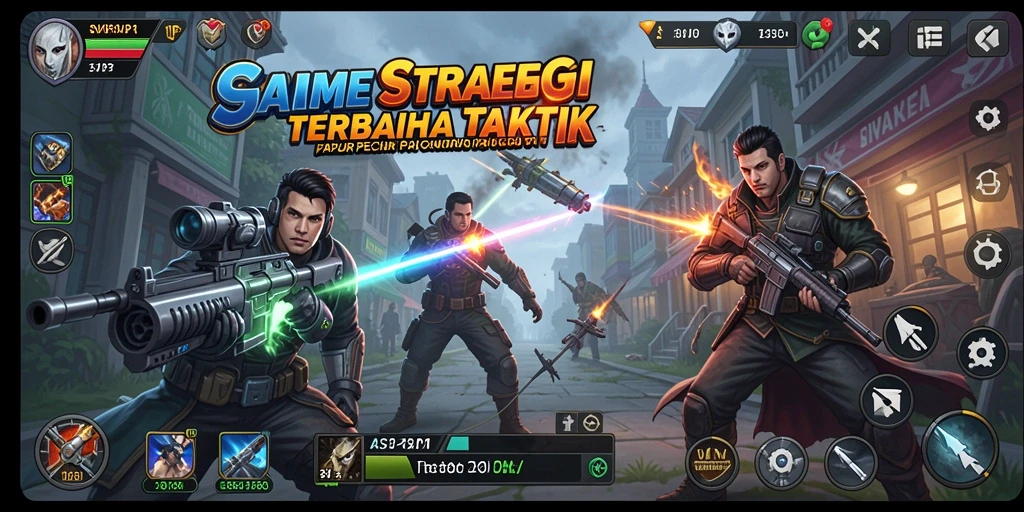 Tangkapan layar SVIP1 menampilkan aksi strategi yang intens dan menegangkan.