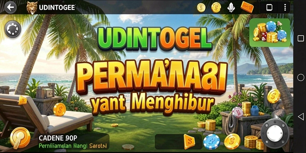 Tampilan gameplay yang menarik dalam permainan UDINTOGEL.