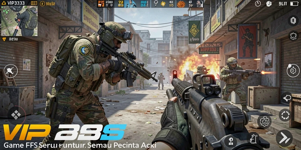 Tampilan gameplay VIP333 yang intens dan mendebarkan.