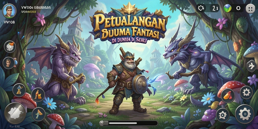 Tangkapan layar dari gameplay seru VW108 dalam dunia petualangan.